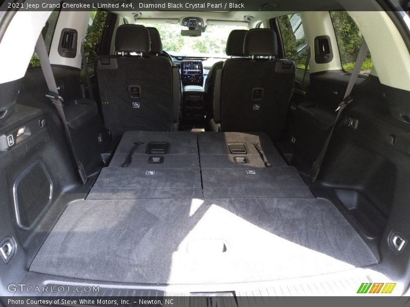 Diamond Black Crystal Pearl / Black 2021 Jeep Grand Cherokee L Limited 4x4