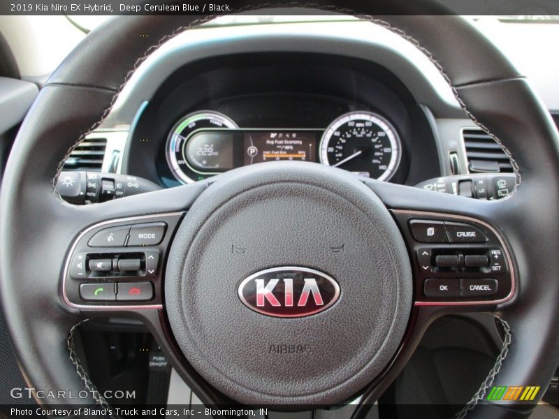Deep Cerulean Blue / Black 2019 Kia Niro EX Hybrid
