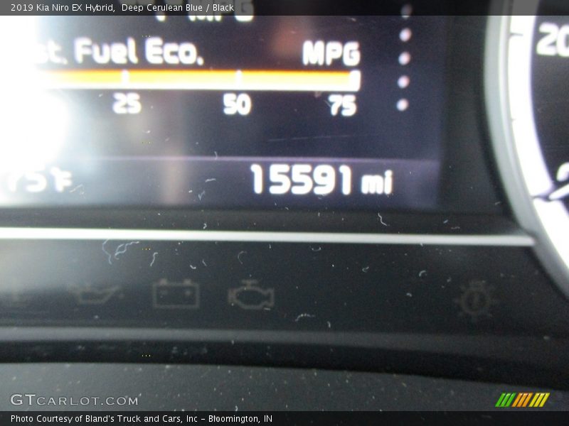 Deep Cerulean Blue / Black 2019 Kia Niro EX Hybrid