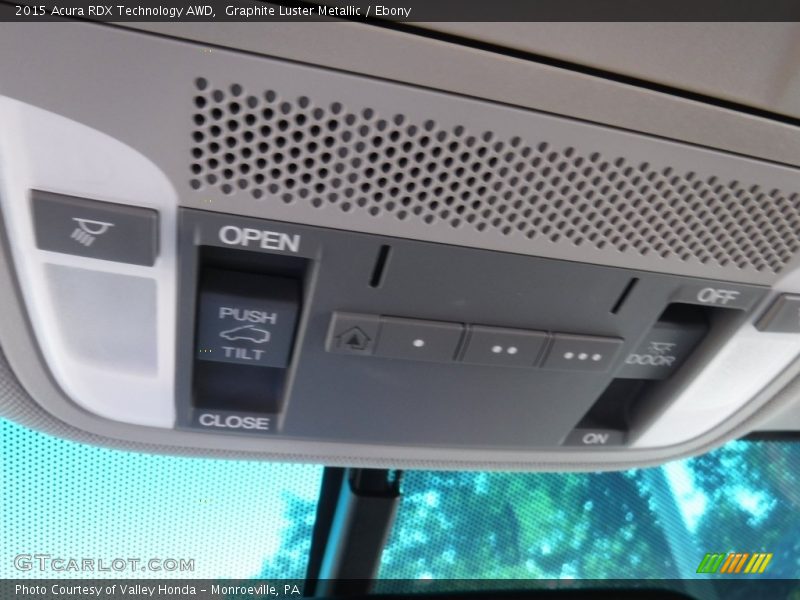 Graphite Luster Metallic / Ebony 2015 Acura RDX Technology AWD