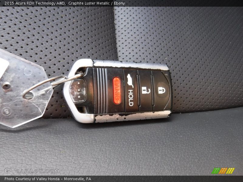 Graphite Luster Metallic / Ebony 2015 Acura RDX Technology AWD
