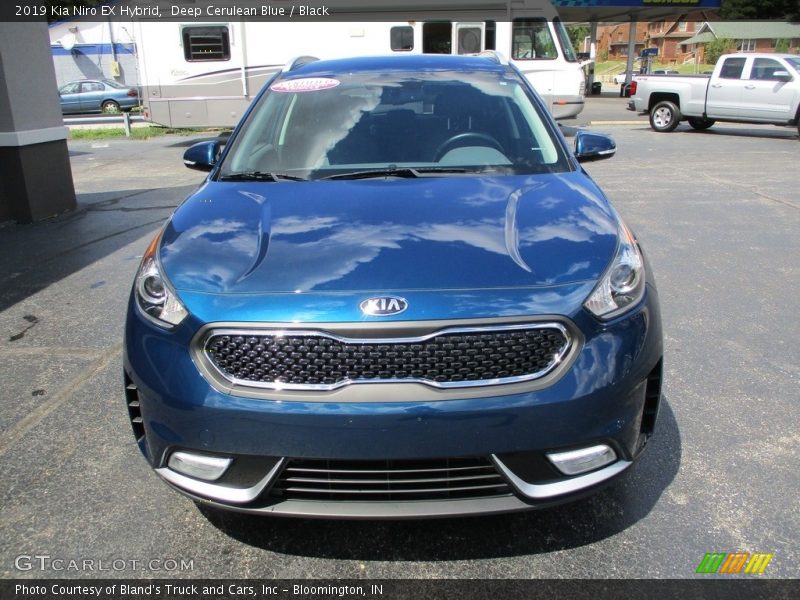 Deep Cerulean Blue / Black 2019 Kia Niro EX Hybrid
