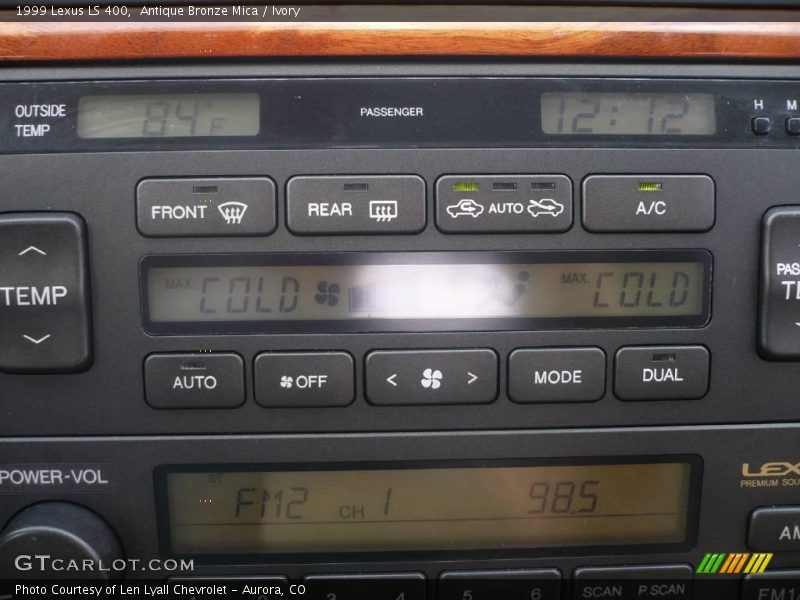 Antique Bronze Mica / Ivory 1999 Lexus LS 400