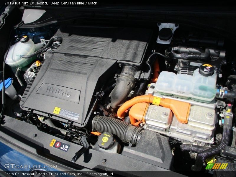 Deep Cerulean Blue / Black 2019 Kia Niro EX Hybrid