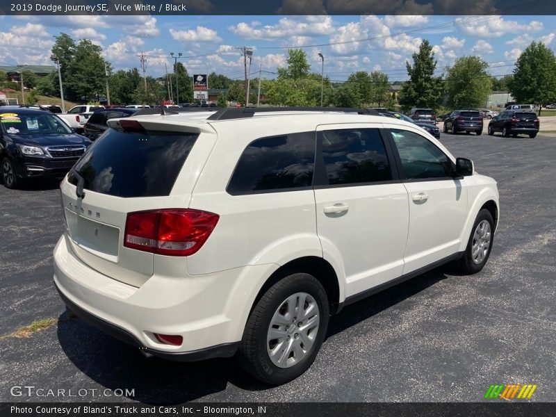 Vice White / Black 2019 Dodge Journey SE