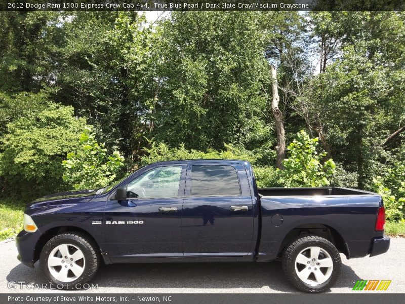 True Blue Pearl / Dark Slate Gray/Medium Graystone 2012 Dodge Ram 1500 Express Crew Cab 4x4