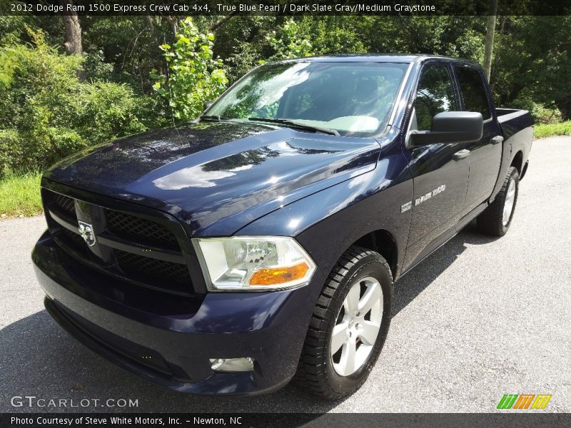 True Blue Pearl / Dark Slate Gray/Medium Graystone 2012 Dodge Ram 1500 Express Crew Cab 4x4