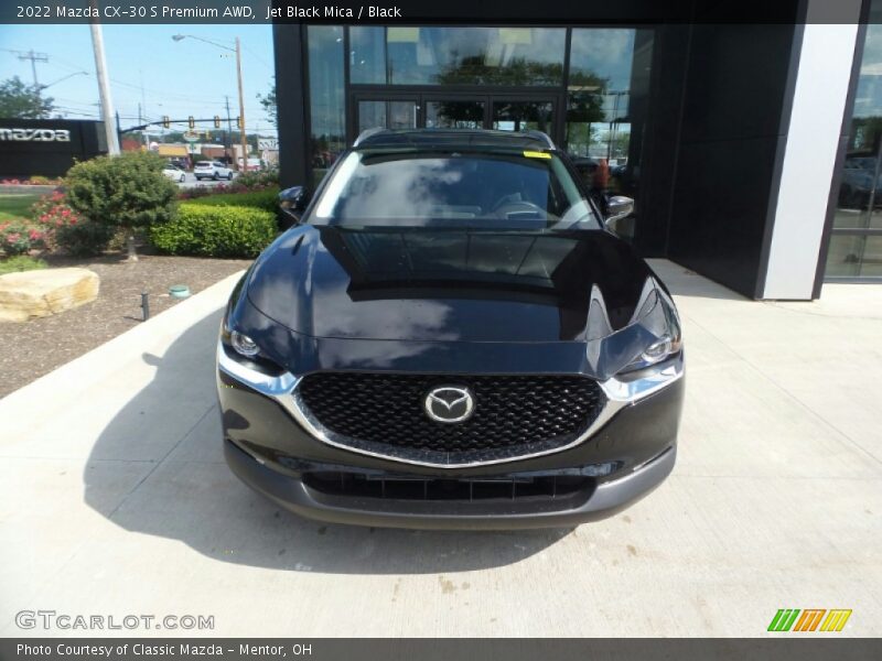 Jet Black Mica / Black 2022 Mazda CX-30 S Premium AWD