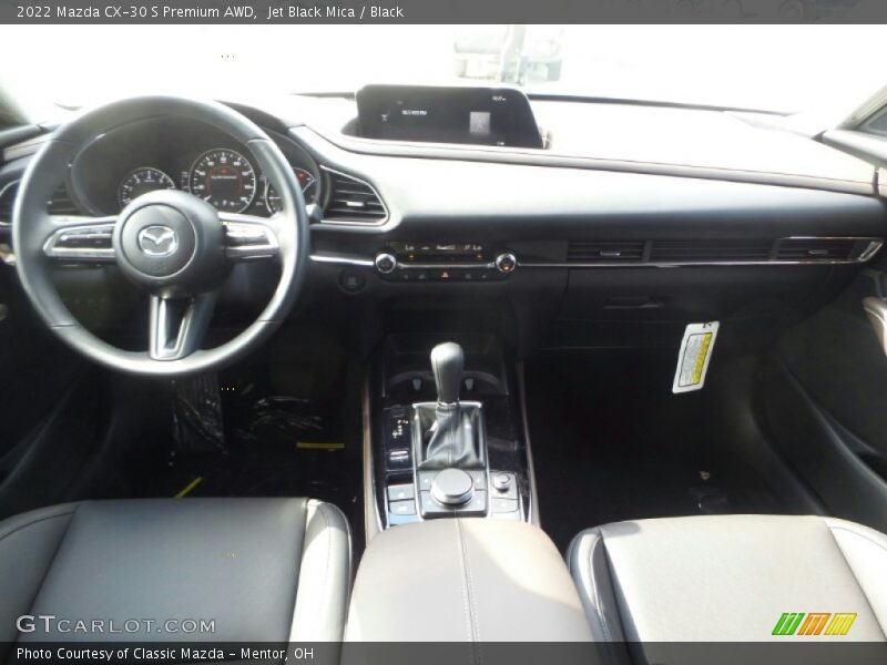 Jet Black Mica / Black 2022 Mazda CX-30 S Premium AWD