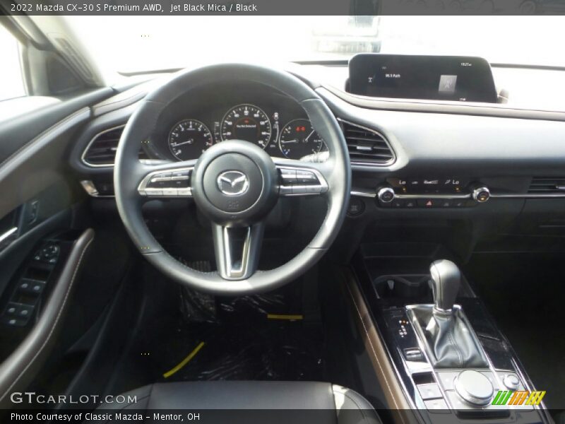 Jet Black Mica / Black 2022 Mazda CX-30 S Premium AWD