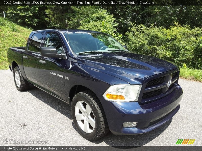 True Blue Pearl / Dark Slate Gray/Medium Graystone 2012 Dodge Ram 1500 Express Crew Cab 4x4