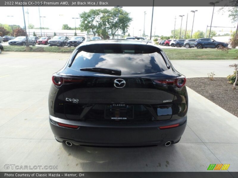 Jet Black Mica / Black 2022 Mazda CX-30 S Premium AWD