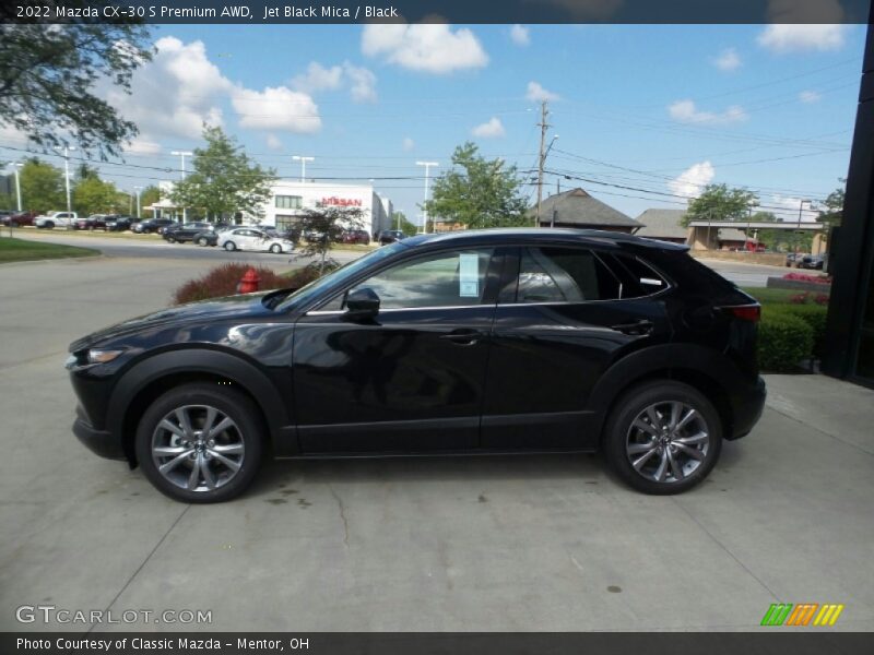 Jet Black Mica / Black 2022 Mazda CX-30 S Premium AWD