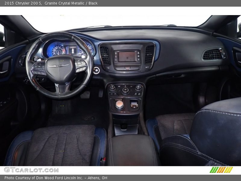 Granite Crystal Metallic / Black 2015 Chrysler 200 S