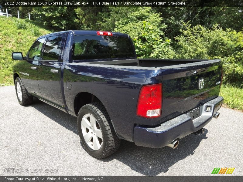 True Blue Pearl / Dark Slate Gray/Medium Graystone 2012 Dodge Ram 1500 Express Crew Cab 4x4