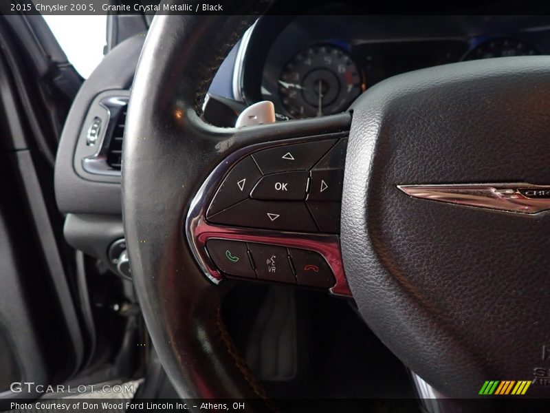 Granite Crystal Metallic / Black 2015 Chrysler 200 S