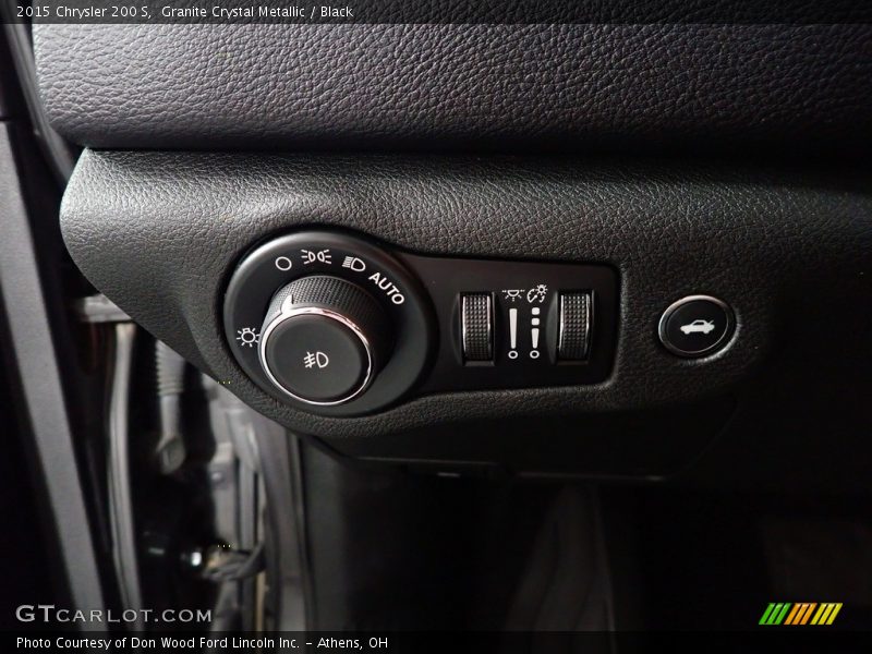 Granite Crystal Metallic / Black 2015 Chrysler 200 S