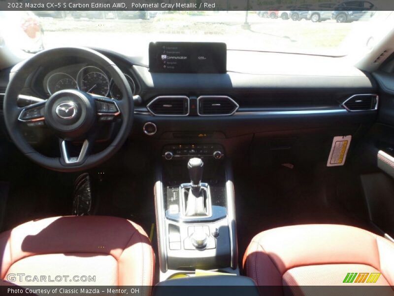 Polymetal Gray Metallic / Red 2022 Mazda CX-5 S Carbon Edition AWD