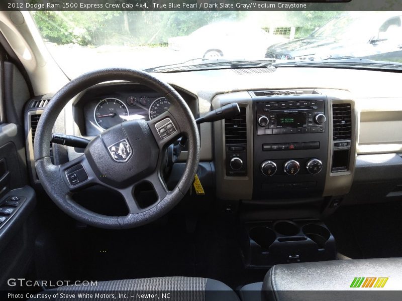 True Blue Pearl / Dark Slate Gray/Medium Graystone 2012 Dodge Ram 1500 Express Crew Cab 4x4