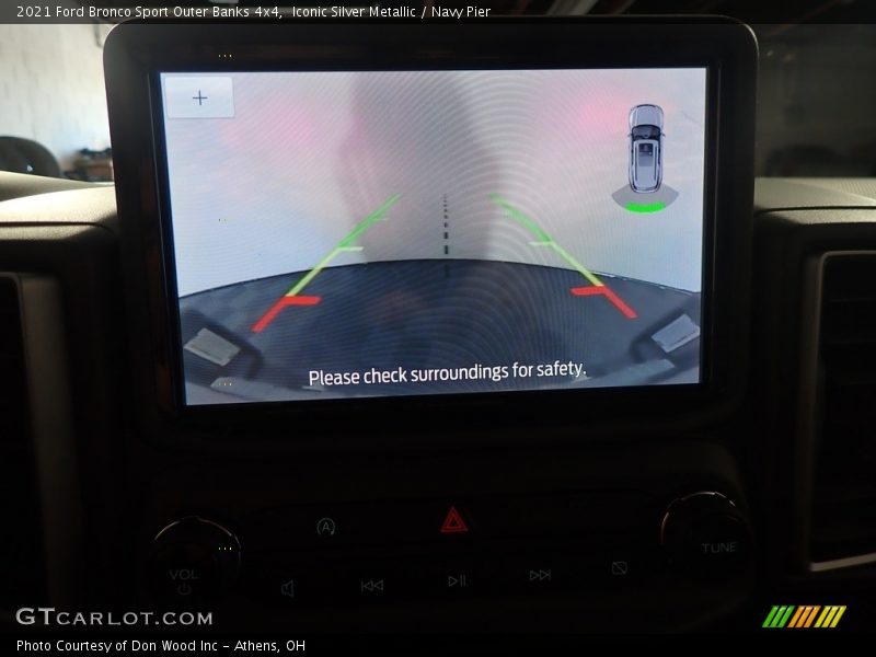 Iconic Silver Metallic / Navy Pier 2021 Ford Bronco Sport Outer Banks 4x4