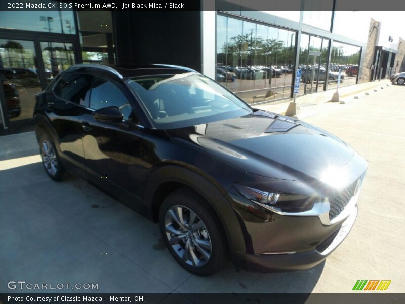Jet Black Mica / Black 2022 Mazda CX-30 S Premium AWD