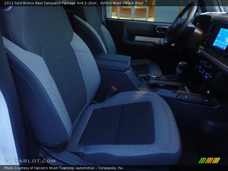 Front Seat of 2021 Bronco Base Sasquatch Package 4x4 2-Door