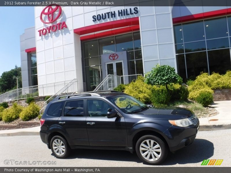 Dark Gray Metallic / Black 2012 Subaru Forester 2.5 X Premium