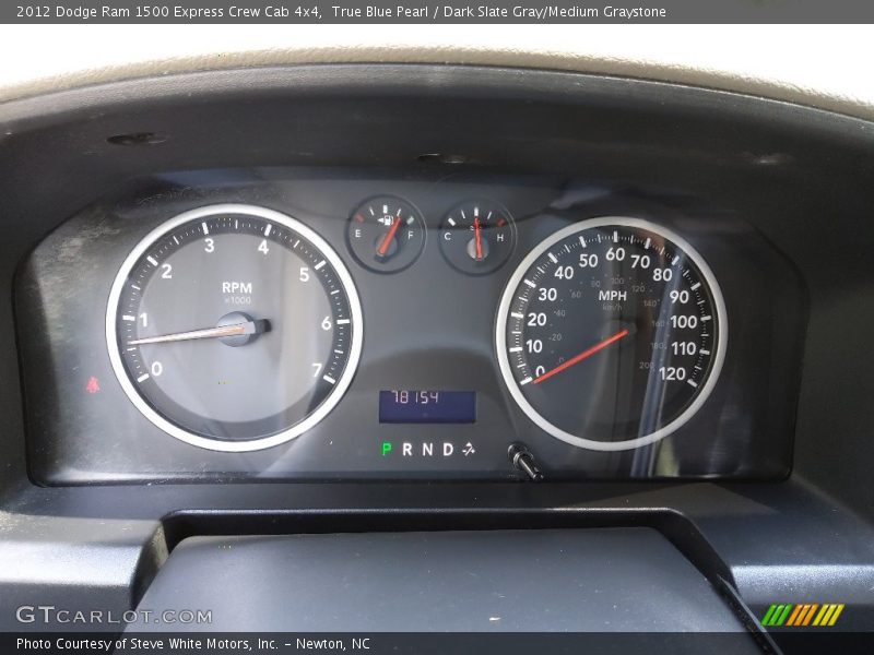True Blue Pearl / Dark Slate Gray/Medium Graystone 2012 Dodge Ram 1500 Express Crew Cab 4x4