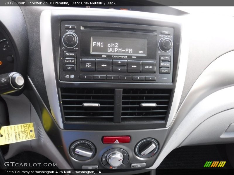 Dark Gray Metallic / Black 2012 Subaru Forester 2.5 X Premium