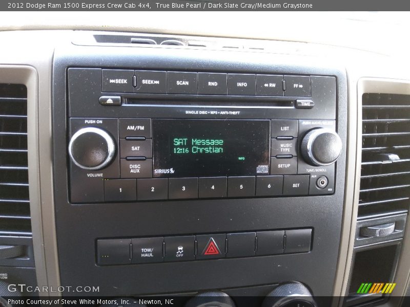 True Blue Pearl / Dark Slate Gray/Medium Graystone 2012 Dodge Ram 1500 Express Crew Cab 4x4