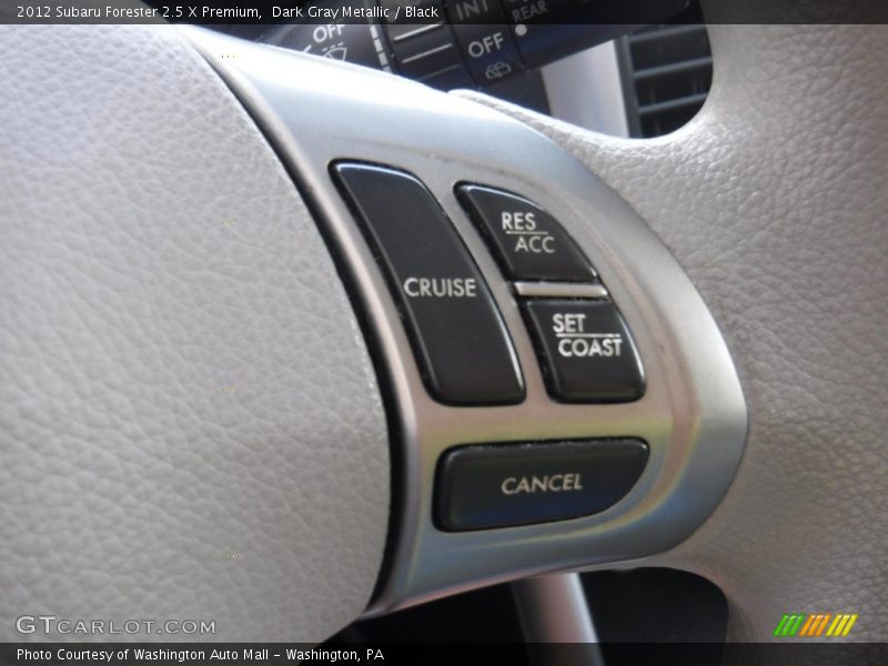 Dark Gray Metallic / Black 2012 Subaru Forester 2.5 X Premium