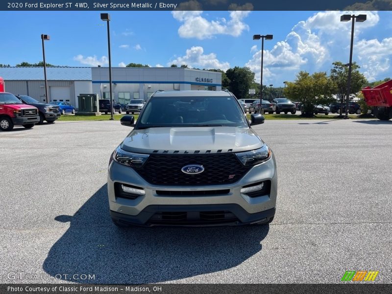 Silver Spruce Metallic / Ebony 2020 Ford Explorer ST 4WD