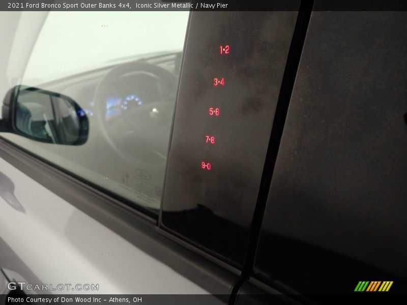 Iconic Silver Metallic / Navy Pier 2021 Ford Bronco Sport Outer Banks 4x4