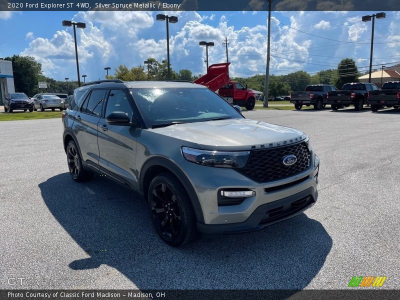 Silver Spruce Metallic / Ebony 2020 Ford Explorer ST 4WD
