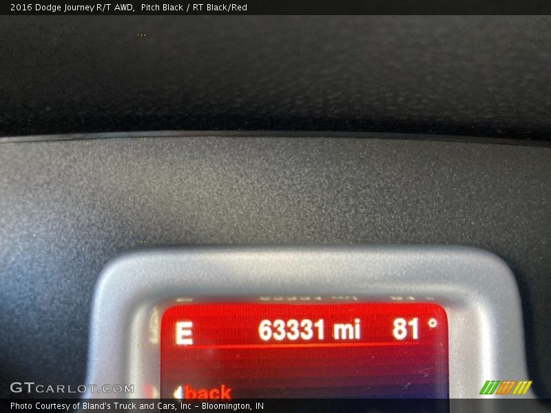 Pitch Black / RT Black/Red 2016 Dodge Journey R/T AWD