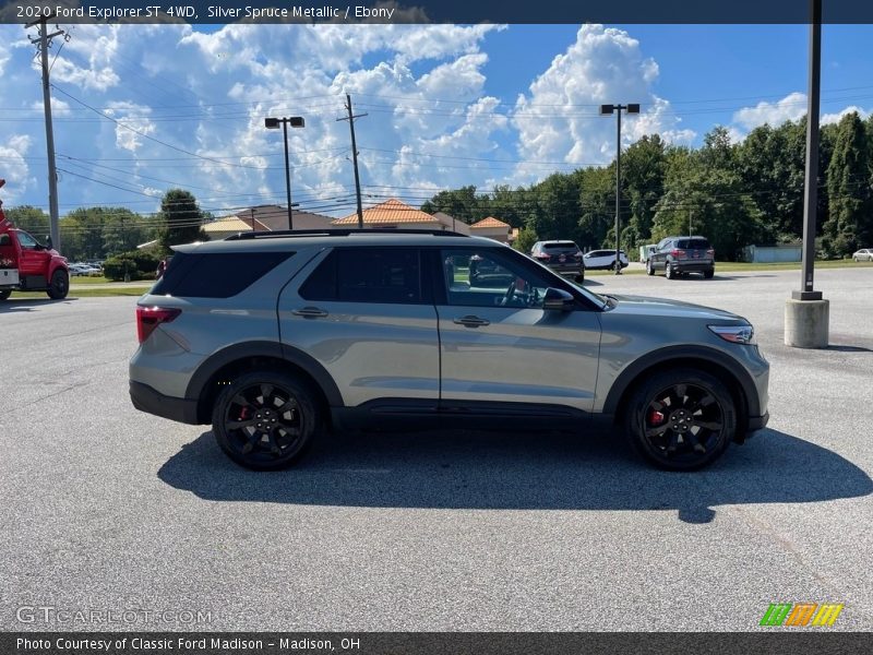 Silver Spruce Metallic / Ebony 2020 Ford Explorer ST 4WD
