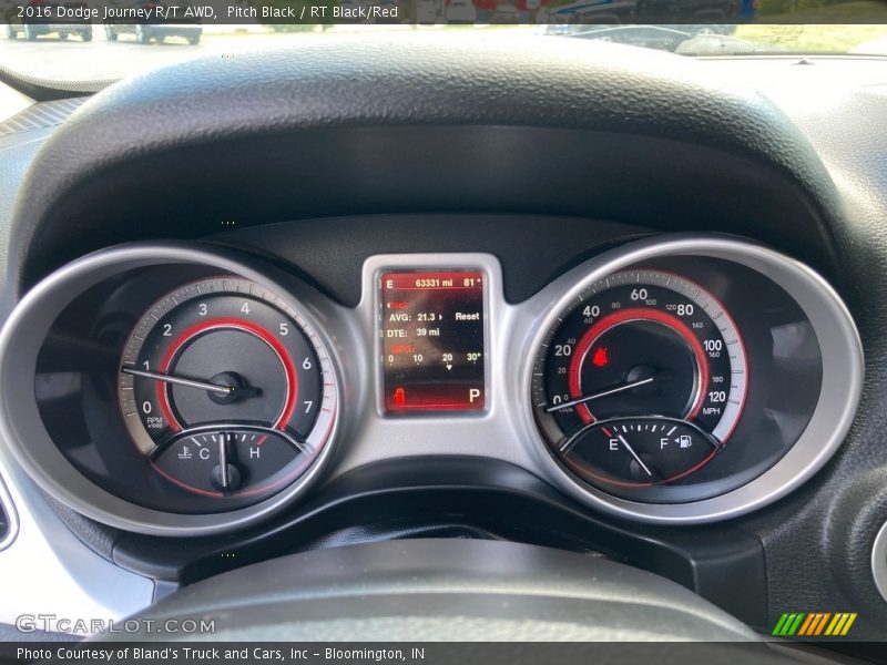  2016 Journey R/T AWD R/T AWD Gauges