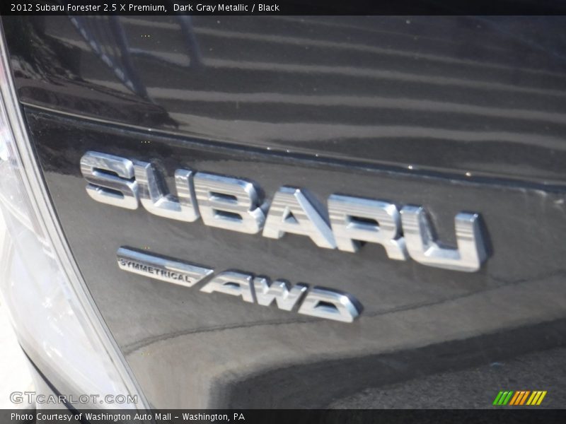 Dark Gray Metallic / Black 2012 Subaru Forester 2.5 X Premium
