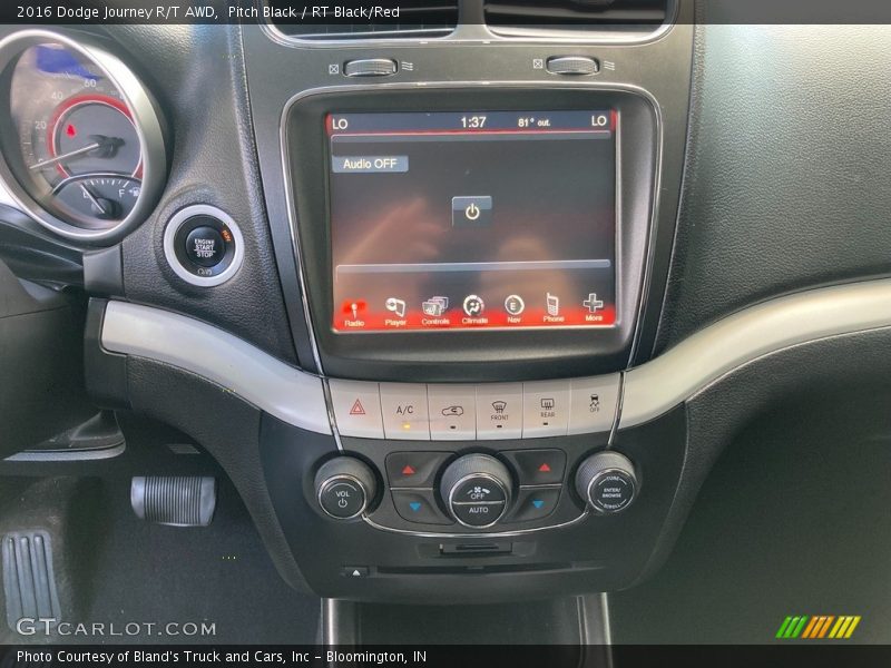 Controls of 2016 Journey R/T AWD