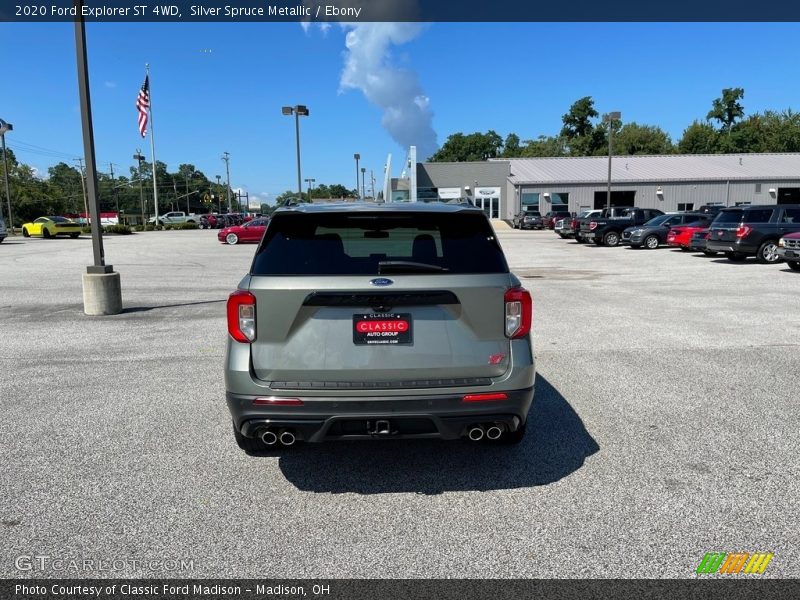 Silver Spruce Metallic / Ebony 2020 Ford Explorer ST 4WD