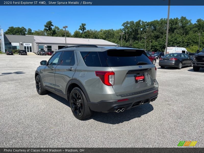 Silver Spruce Metallic / Ebony 2020 Ford Explorer ST 4WD