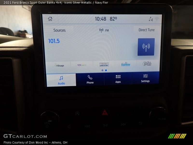 Iconic Silver Metallic / Navy Pier 2021 Ford Bronco Sport Outer Banks 4x4