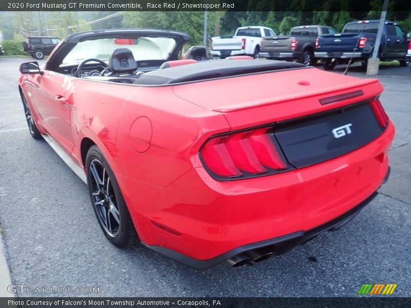 Race Red / Showstopper Red 2020 Ford Mustang GT Premium Convertible