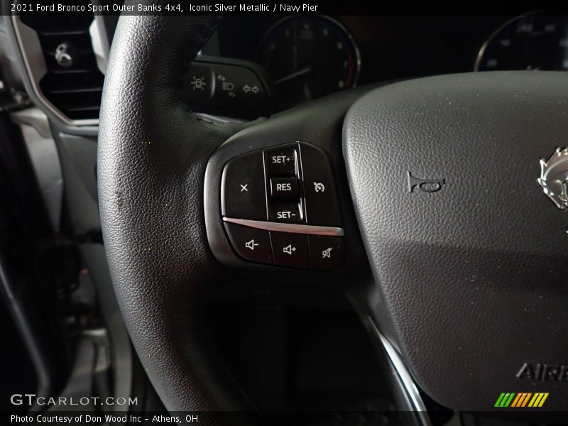 Iconic Silver Metallic / Navy Pier 2021 Ford Bronco Sport Outer Banks 4x4