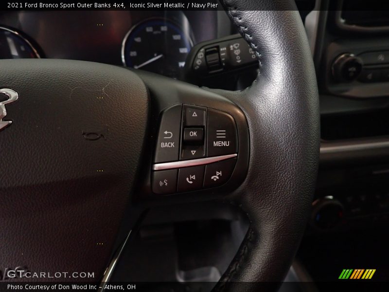 Iconic Silver Metallic / Navy Pier 2021 Ford Bronco Sport Outer Banks 4x4