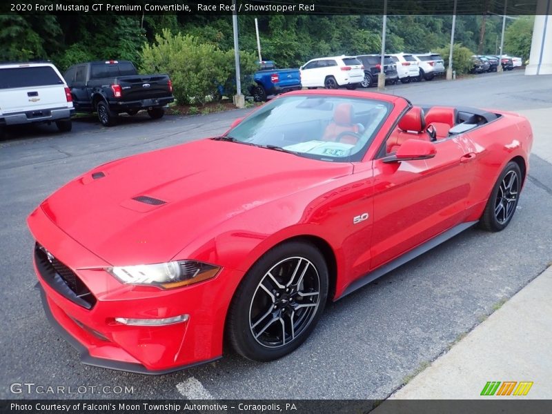 Front 3/4 View of 2020 Mustang GT Premium Convertible