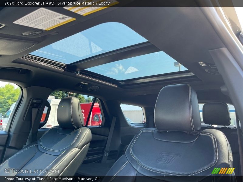 Silver Spruce Metallic / Ebony 2020 Ford Explorer ST 4WD