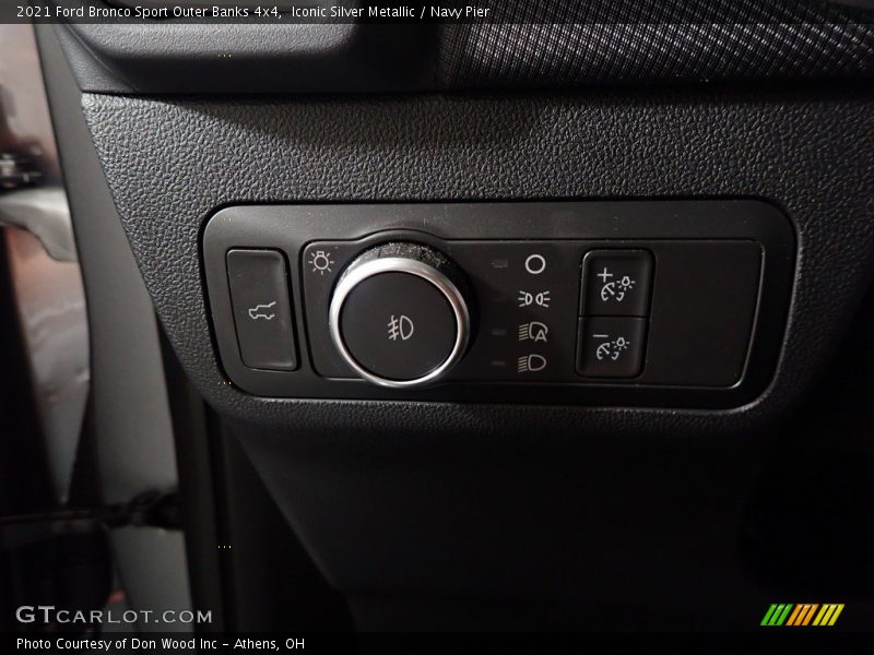 Iconic Silver Metallic / Navy Pier 2021 Ford Bronco Sport Outer Banks 4x4