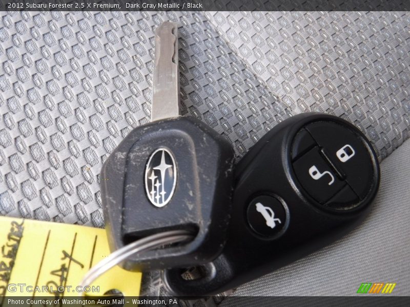 Dark Gray Metallic / Black 2012 Subaru Forester 2.5 X Premium