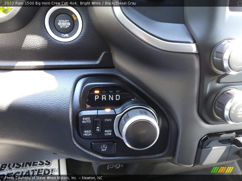 Bright White / Black/Diesel Gray 2022 Ram 1500 Big Horn Crew Cab 4x4